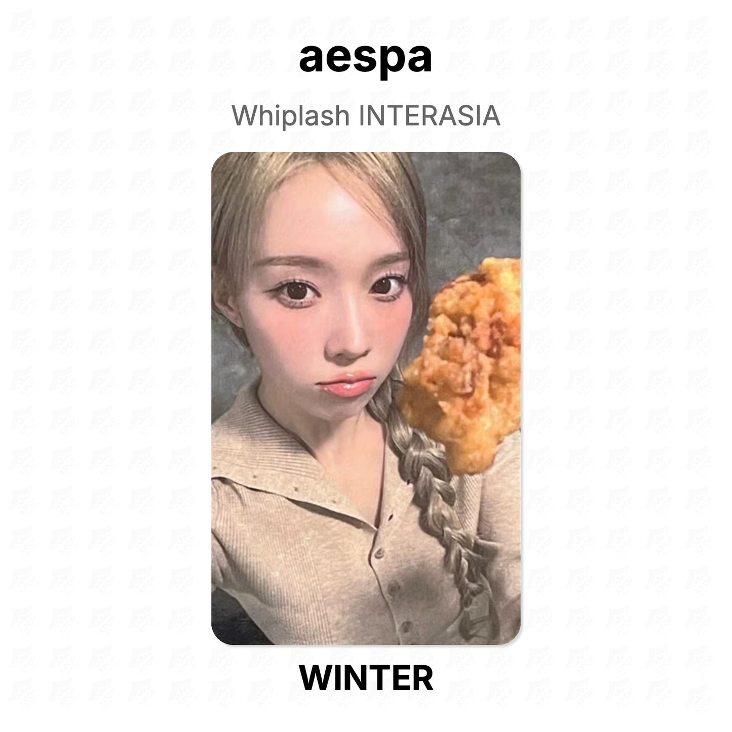 aespa Whiplash INTERASIA Official Photocard