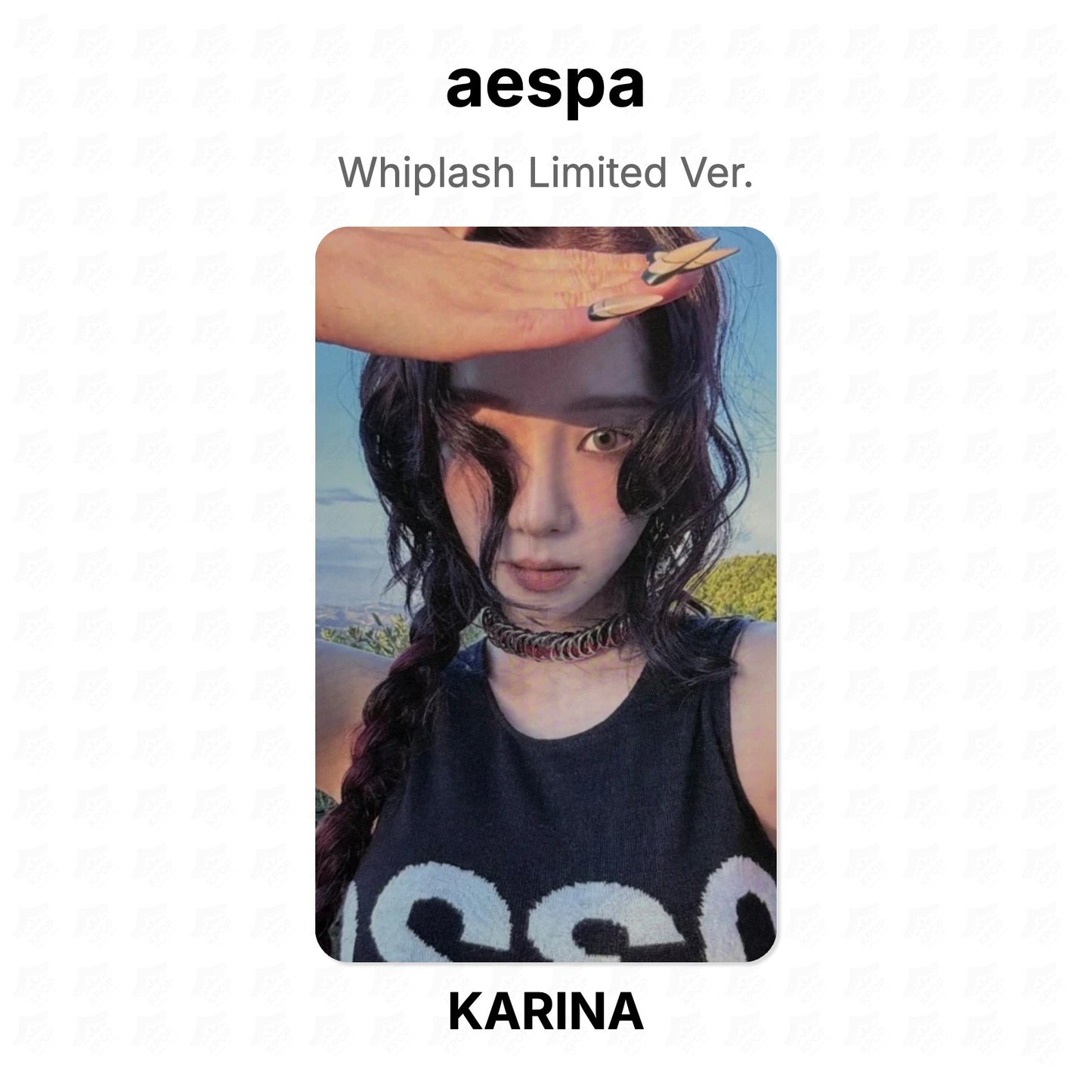 aespa Whiplash Limited Ver. Official Photocard