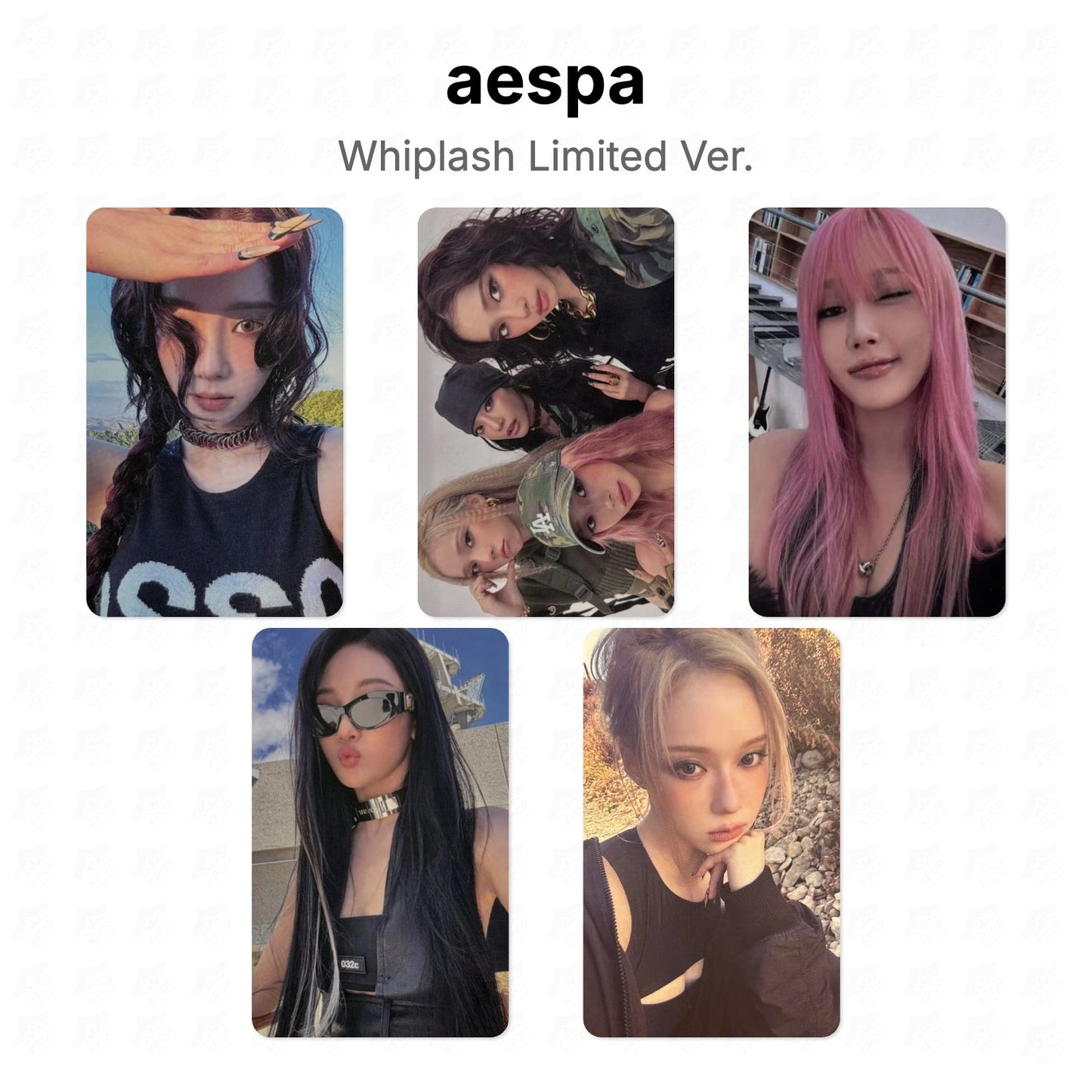 aespa Whiplash Limited Ver. Official Photocard
