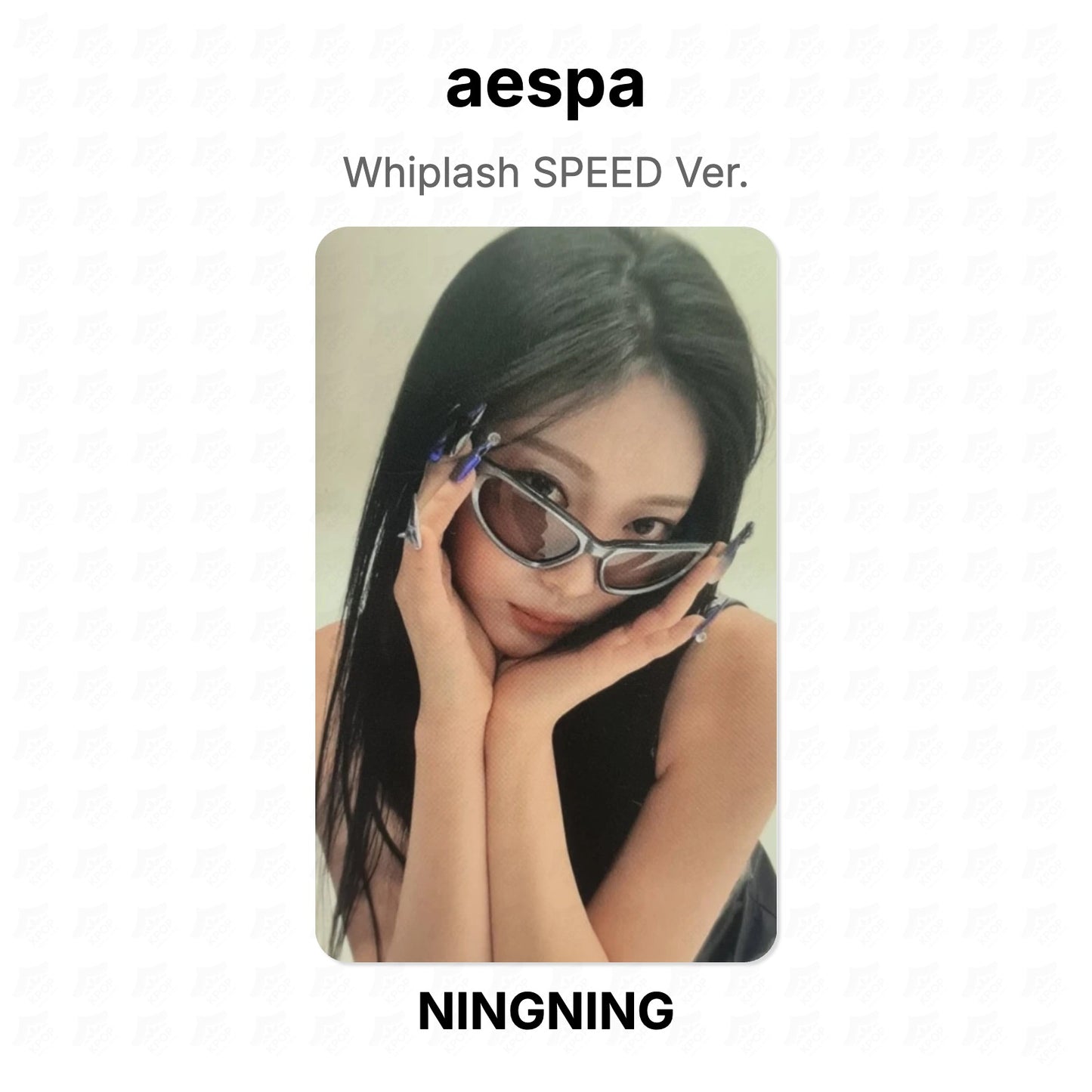 aespa Whiplash SPEED Ver. Official Photocard