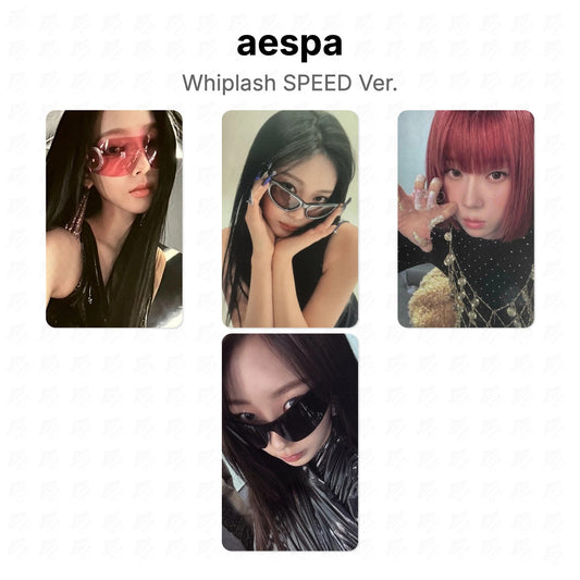 aespa Whiplash SPEED Ver. Official Photocard