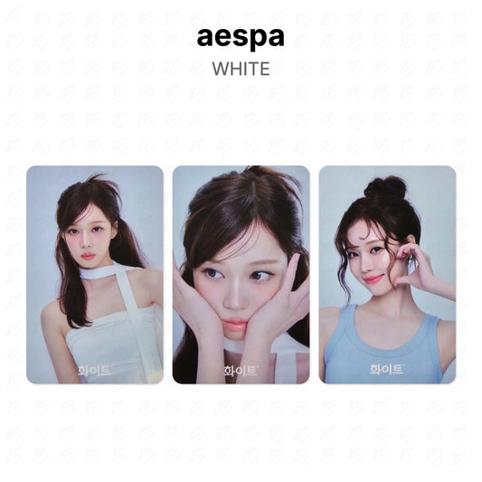 aespa WHITE Official Photocard