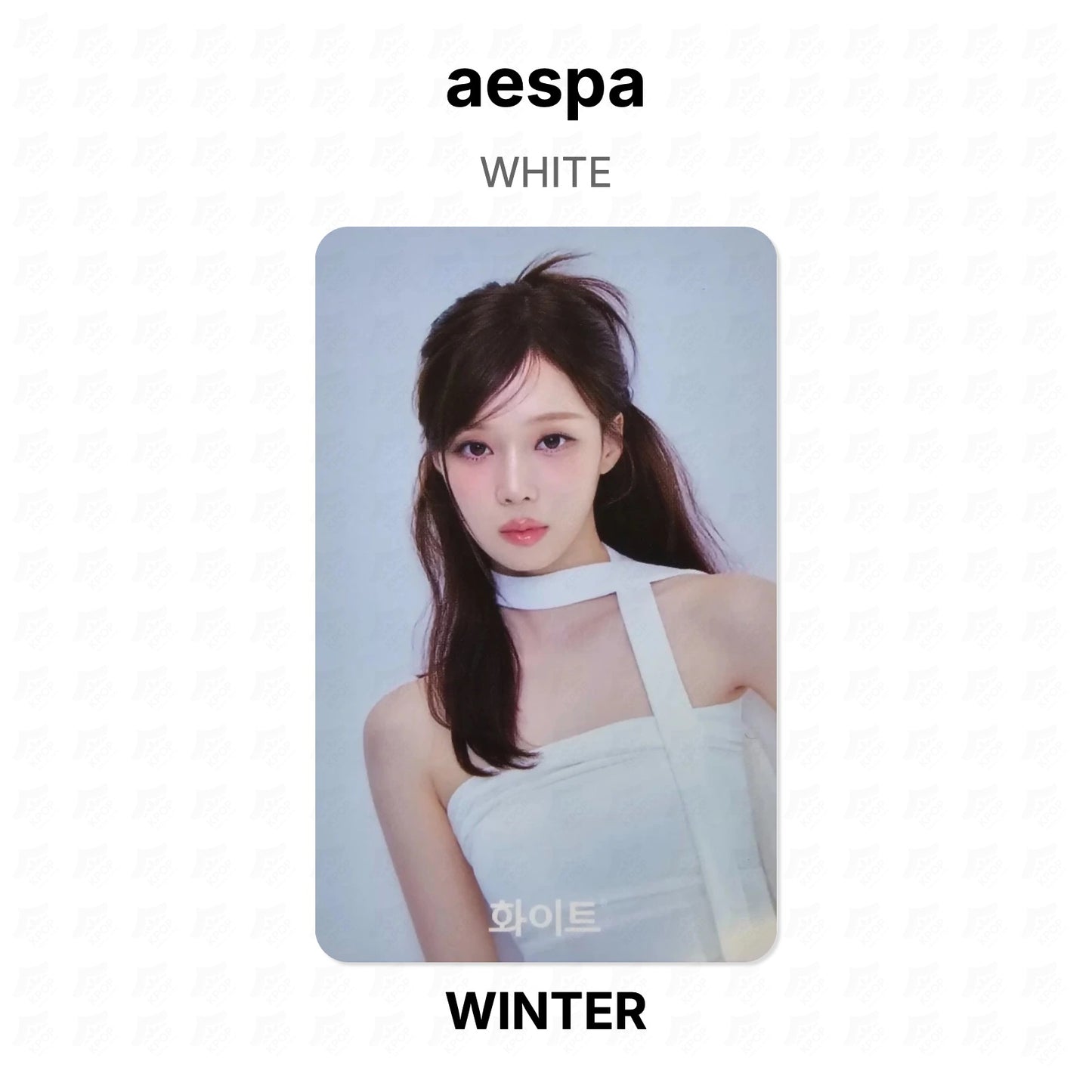 aespa WHITE Official Photocard