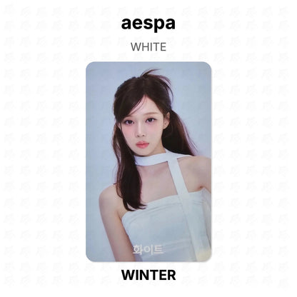 aespa WHITE Official Photocard
