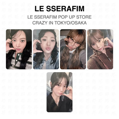 LE SSERAFIM POP UP STORE CRAZY IN TOKYO/OSAKA Official Photocard
