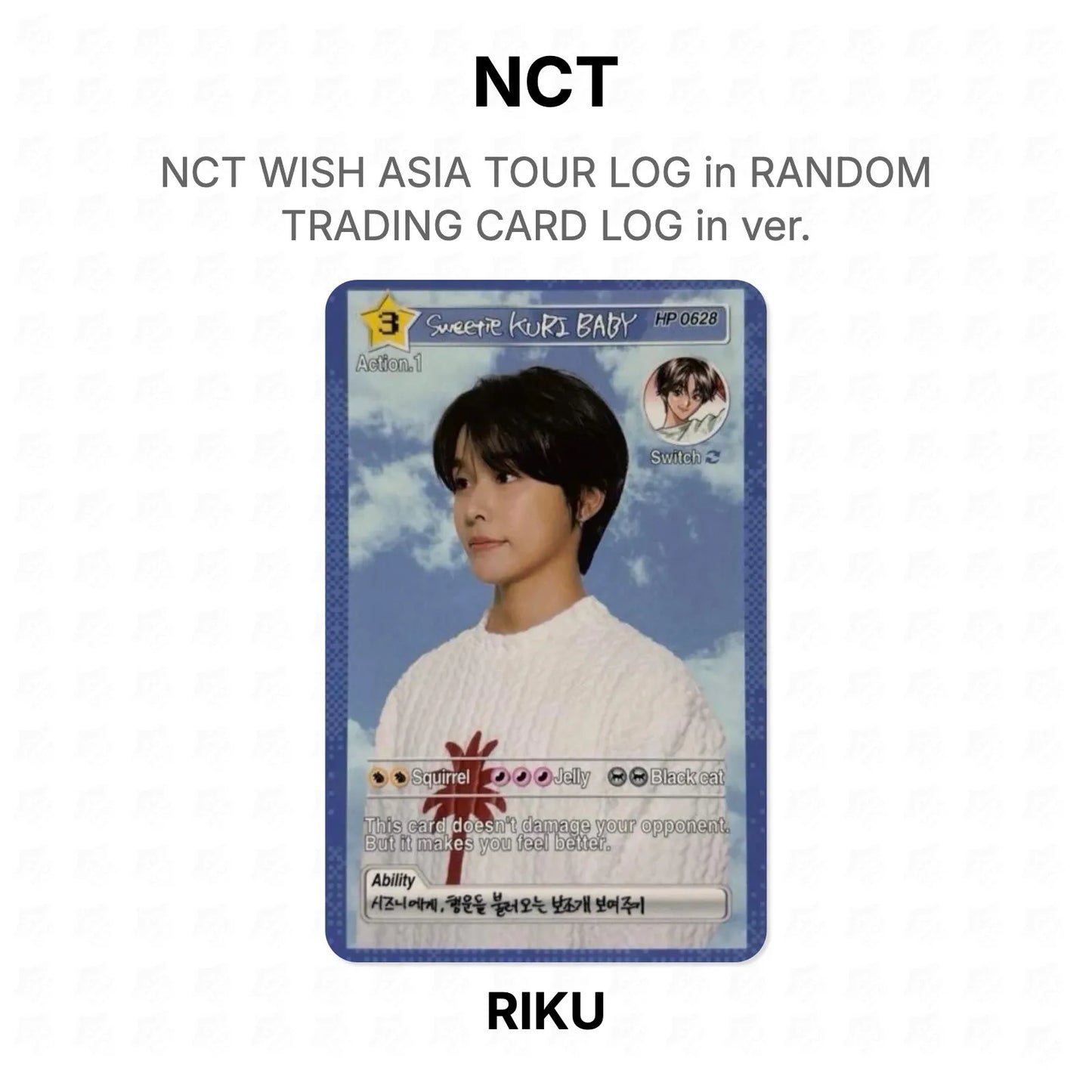 NCT WISH ASIA TOUR LOG in RANDOM TRADING CARD LOG in ver. Official Photocard