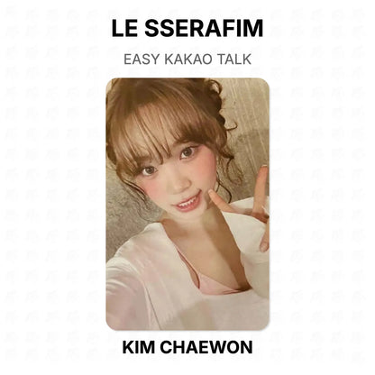LE SSERAFIM EASY KAKAO TALK Official Photocard