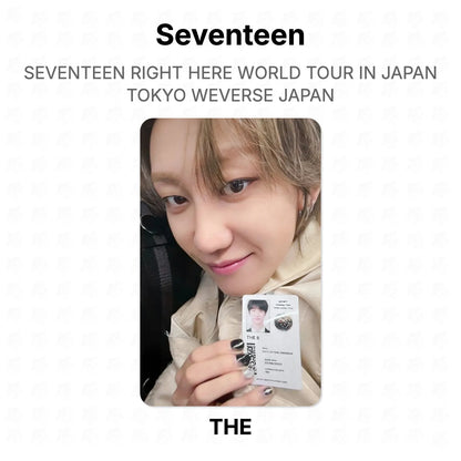 Seventeen RIGHT HERE WORLD TOUR IN JAPAN TOKYO WEVERSE JAPAN Official Photocard