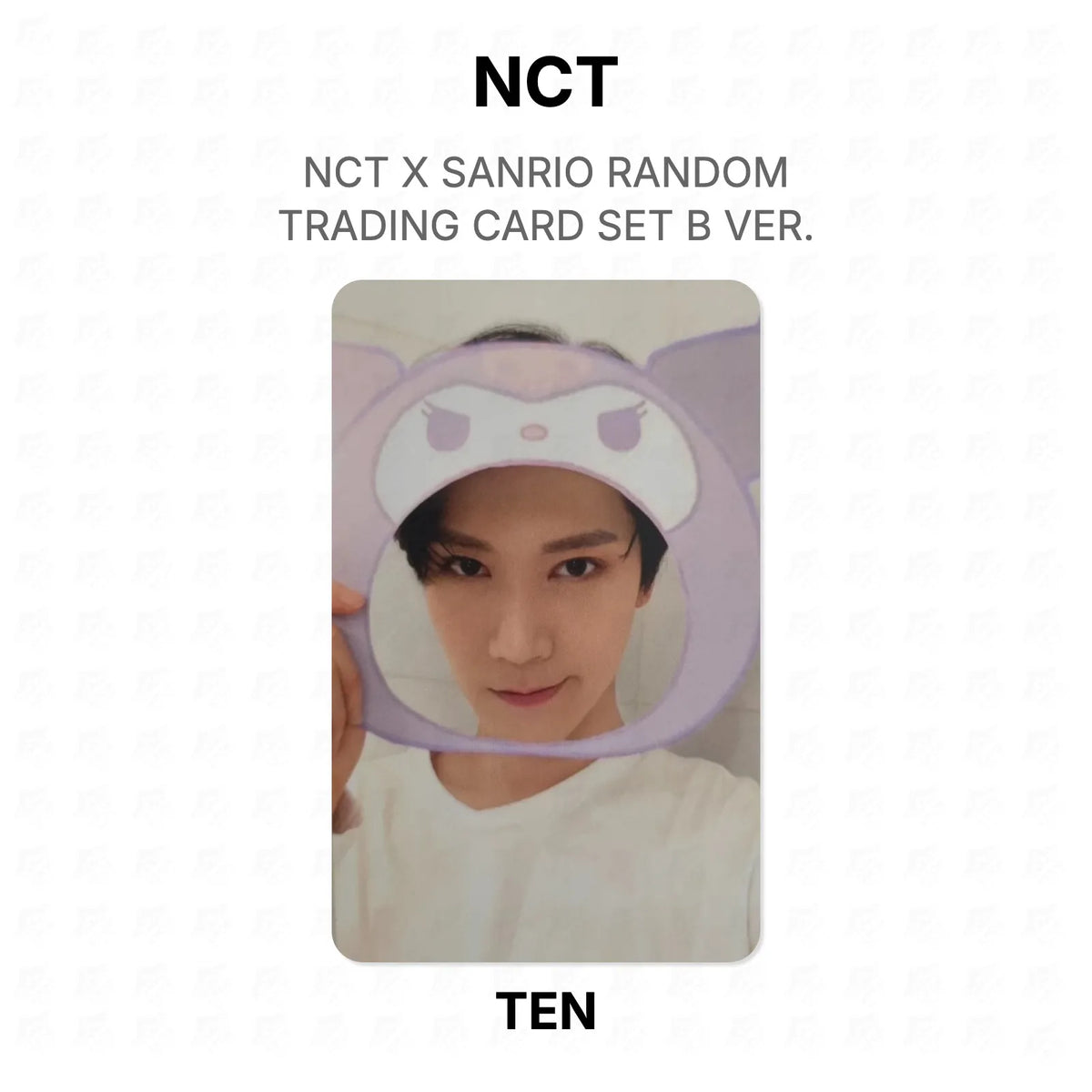 NCT X SANRIO RANDOM TRADING CARD SET B VER. Official Photocard