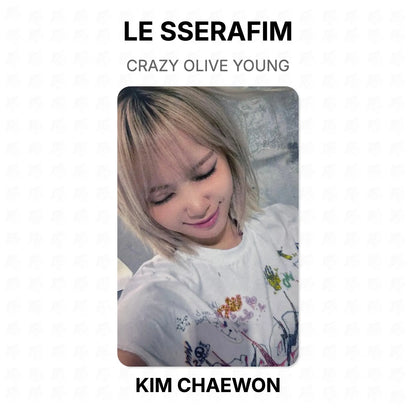 LE SSERAFIM CRAZY OLIVE YOUNG Official Photocard