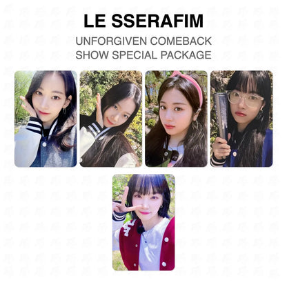 LE SSERAFIM UNFORGIVEN COMEBACK SHOW SPECIAL PACKAGE Official Photocard