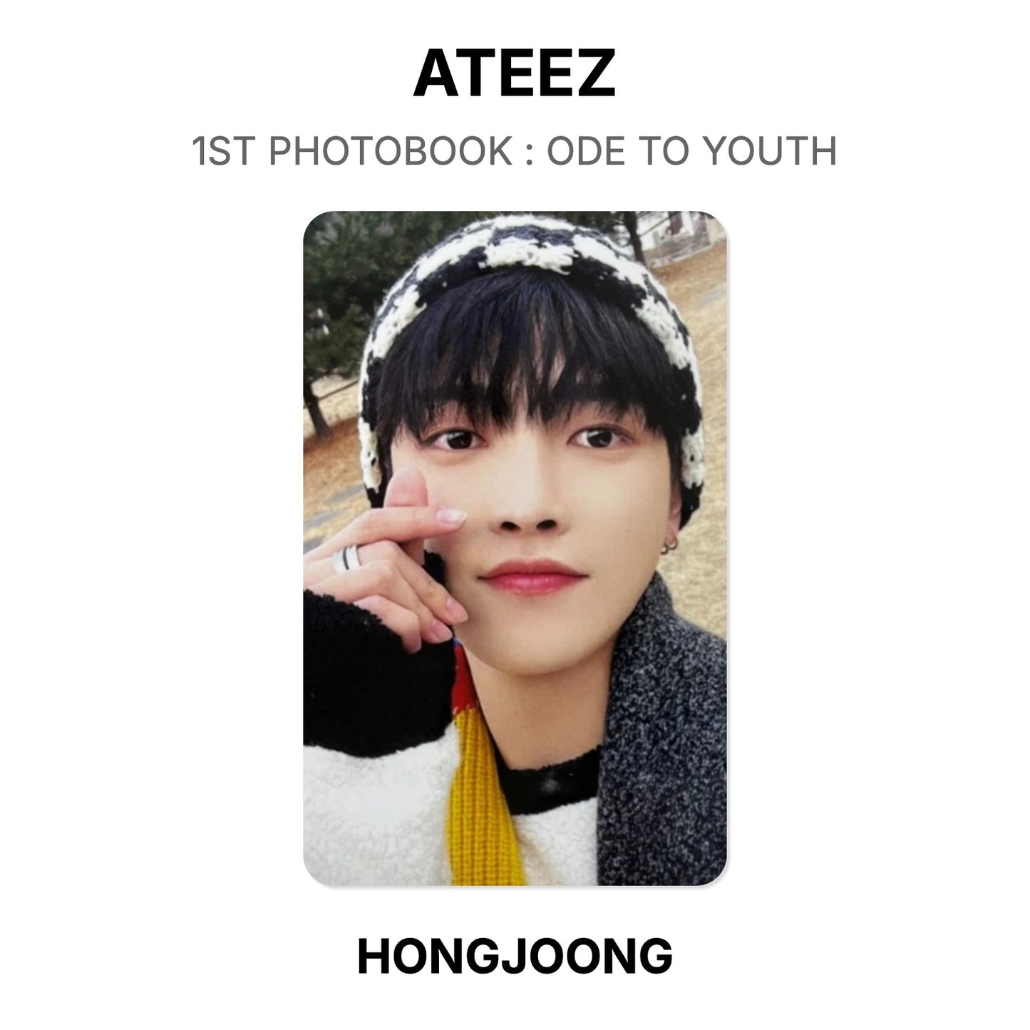 ATEEZ 1ST PHOTOBOOK : ODE TO YOUTH Official Photocard