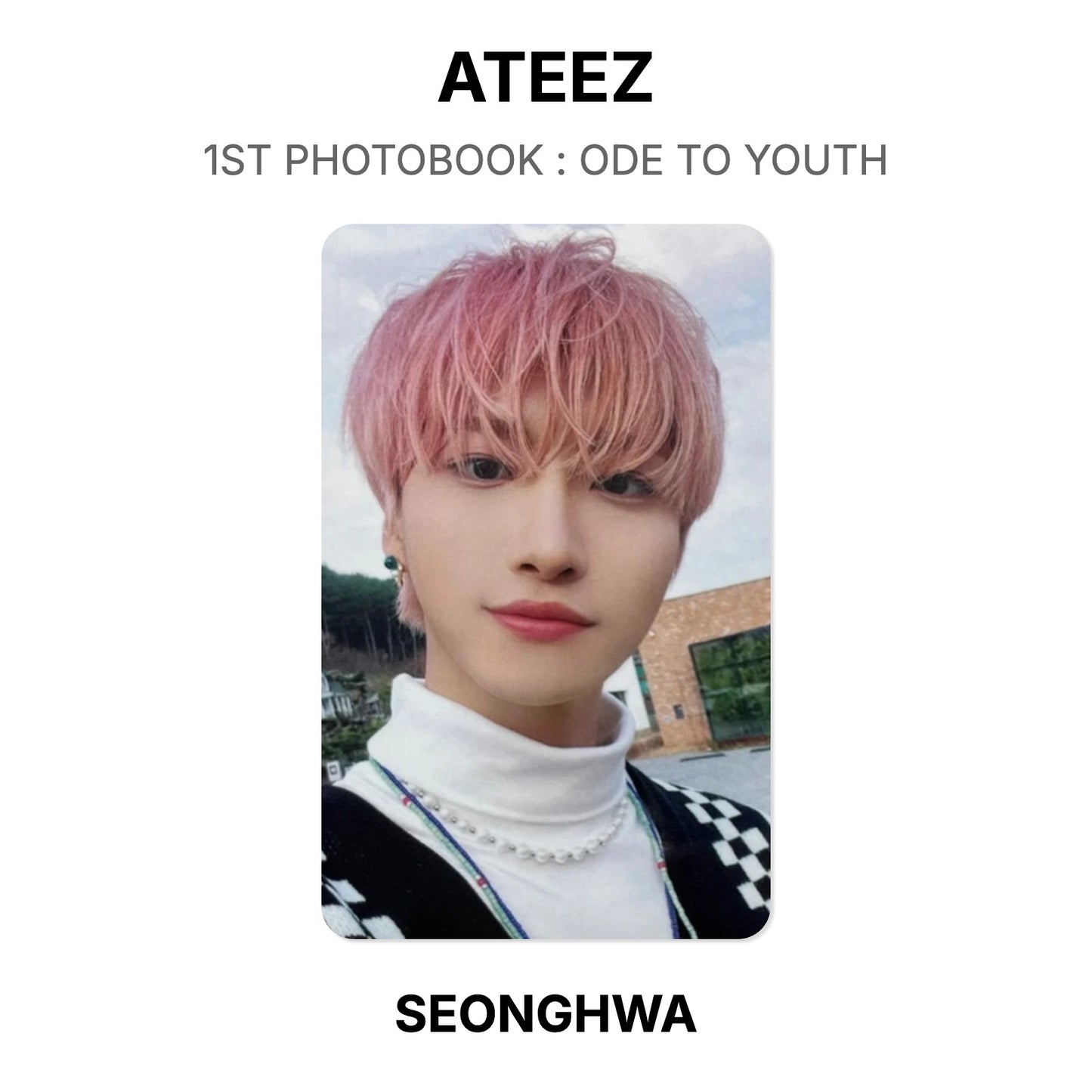 ATEEZ 1ST PHOTOBOOK : ODE TO YOUTH Official Photocard