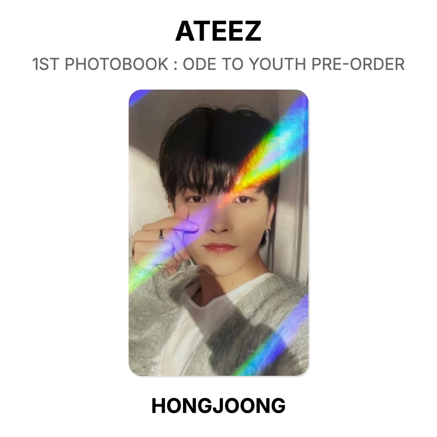 ATEEZ 1ST PHOTOBOOK : ODE TO YOUTH PRE-ORDER Official Photocard