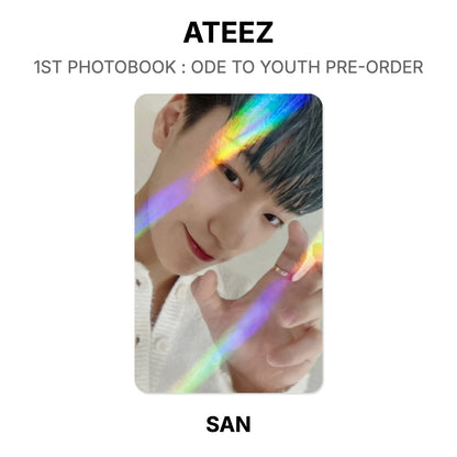 ATEEZ 1ST PHOTOBOOK : ODE TO YOUTH PRE-ORDER Official Photocard