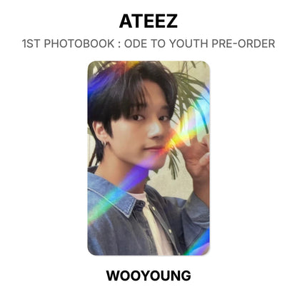ATEEZ 1ST PHOTOBOOK : ODE TO YOUTH PRE-ORDER Official Photocard