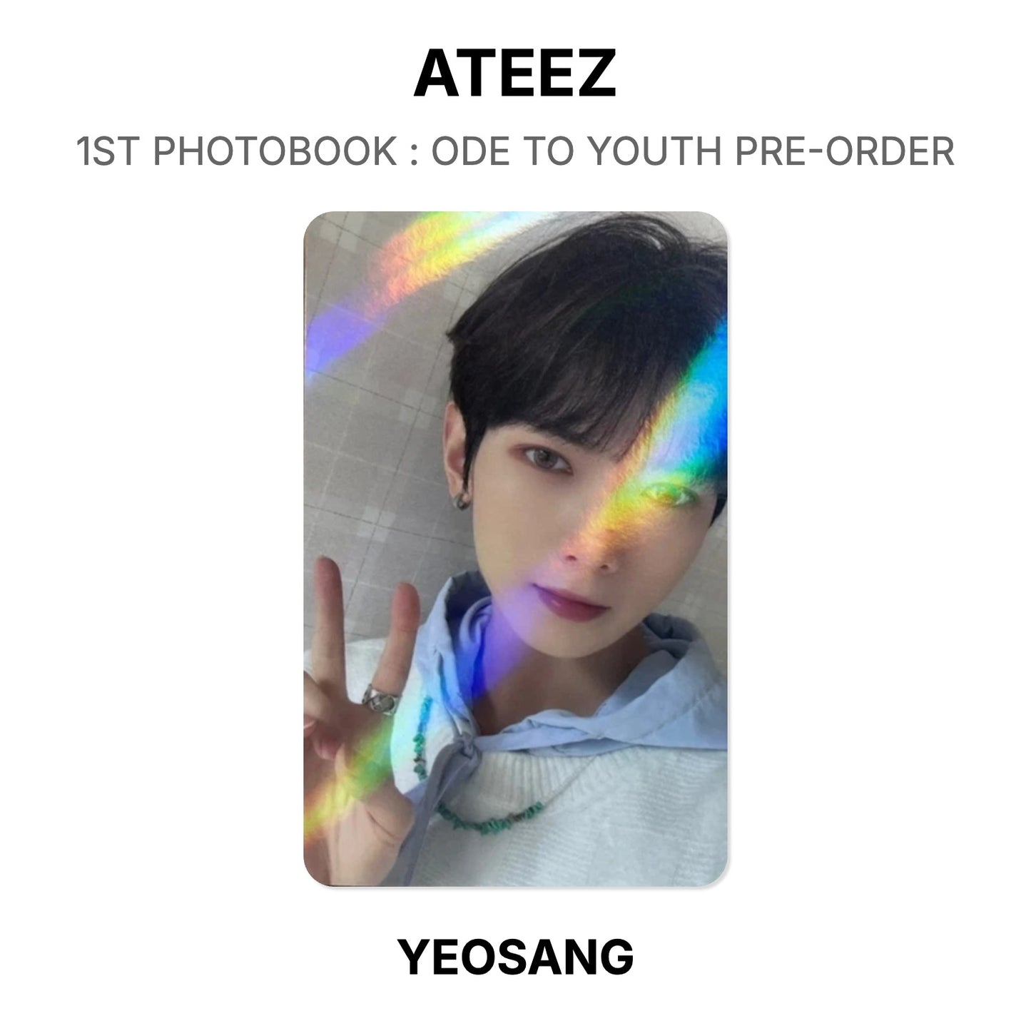 ATEEZ 1ST PHOTOBOOK : ODE TO YOUTH PRE-ORDER Official Photocard