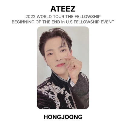 ATEEZ 2022 WORLD TOUR THE FELLOWSHIP : BEGINNING OF THE END in U.S FELLOWSHIP EVENT Official Photocard