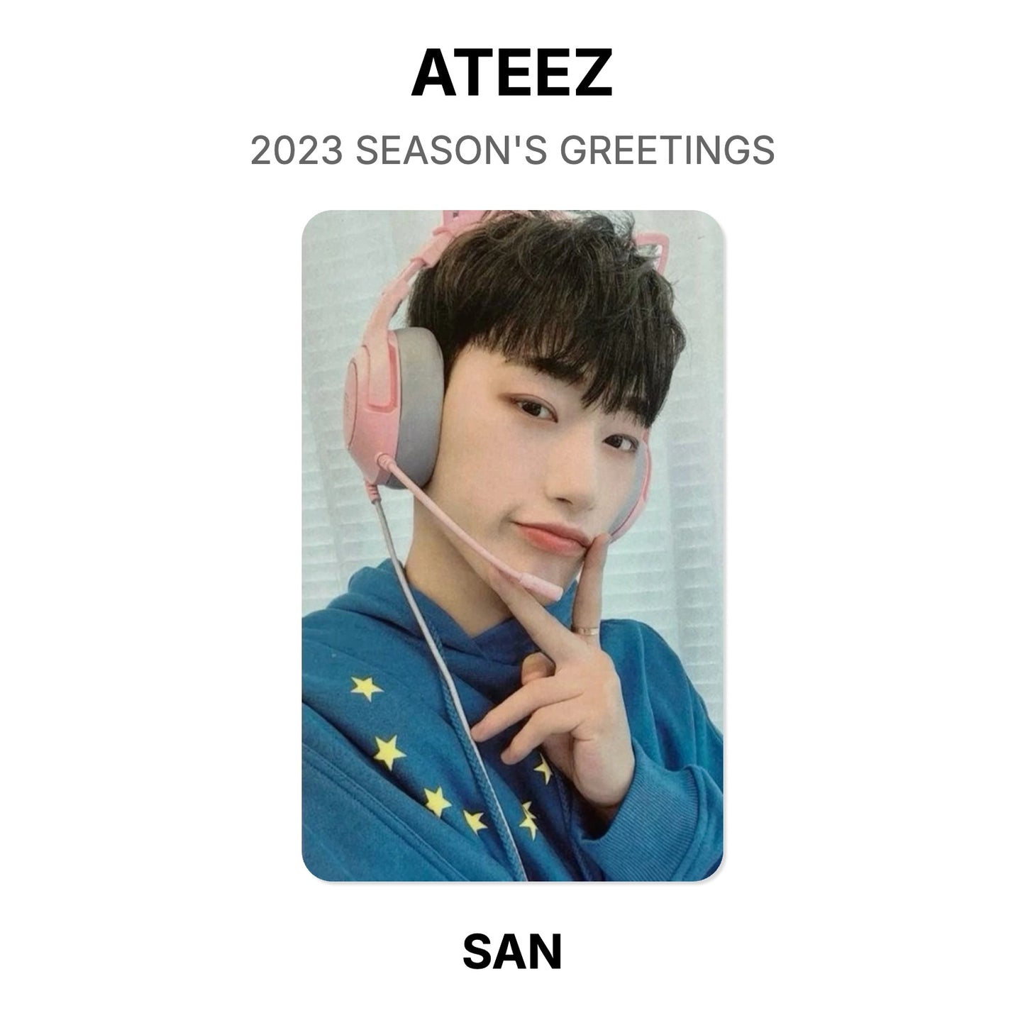 ATEEZ 2023 SEASON'S GREETINGS Official Photocard