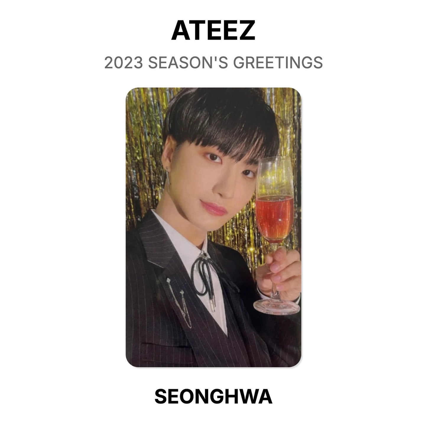 ATEEZ 2023 SEASON'S GREETINGS Official Photocard