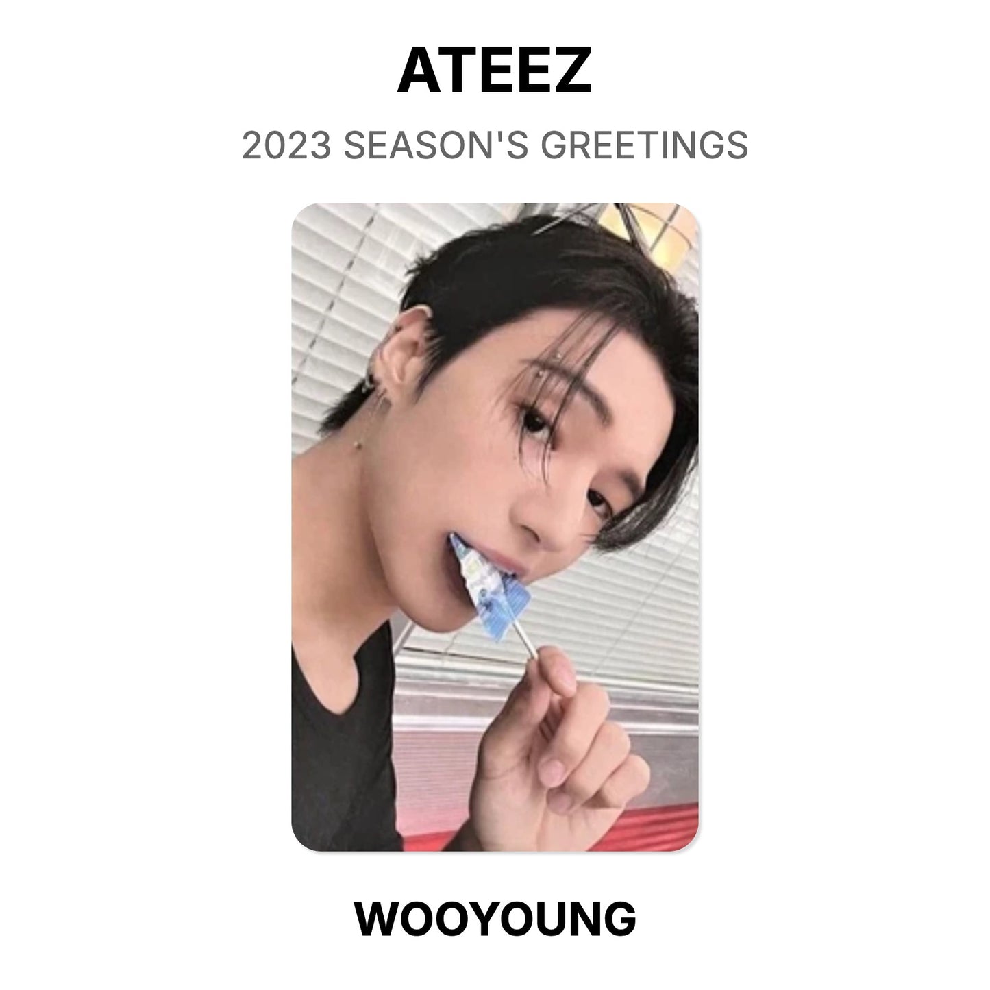 ATEEZ 2023 SEASON'S GREETINGS Official Photocard