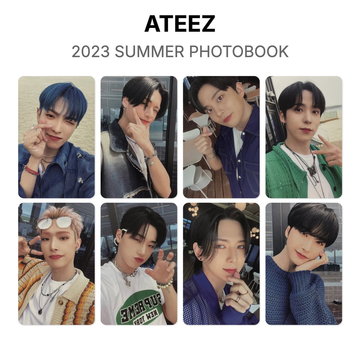ATEEZ 2023 SUMMER PHOTOBOOK Official Photocard