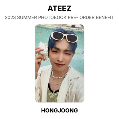 ATEEZ 2023 SUMMER PHOTOBOOK PRE- ORDER BENEFIT Official Photocard