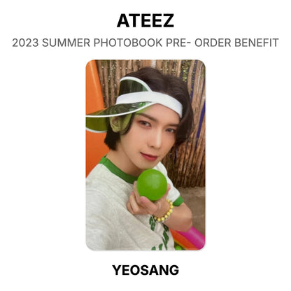 ATEEZ 2023 SUMMER PHOTOBOOK PRE- ORDER BENEFIT Official Photocard