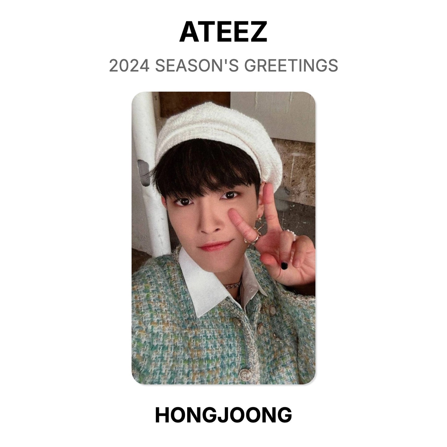 ATEEZ 2024 SEASON'S GREETINGS Official Photocard