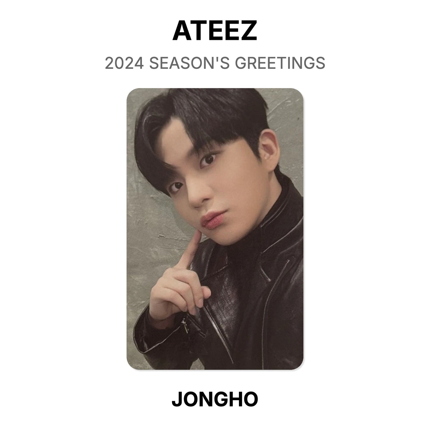 ATEEZ 2024 SEASON'S GREETINGS Official Photocard