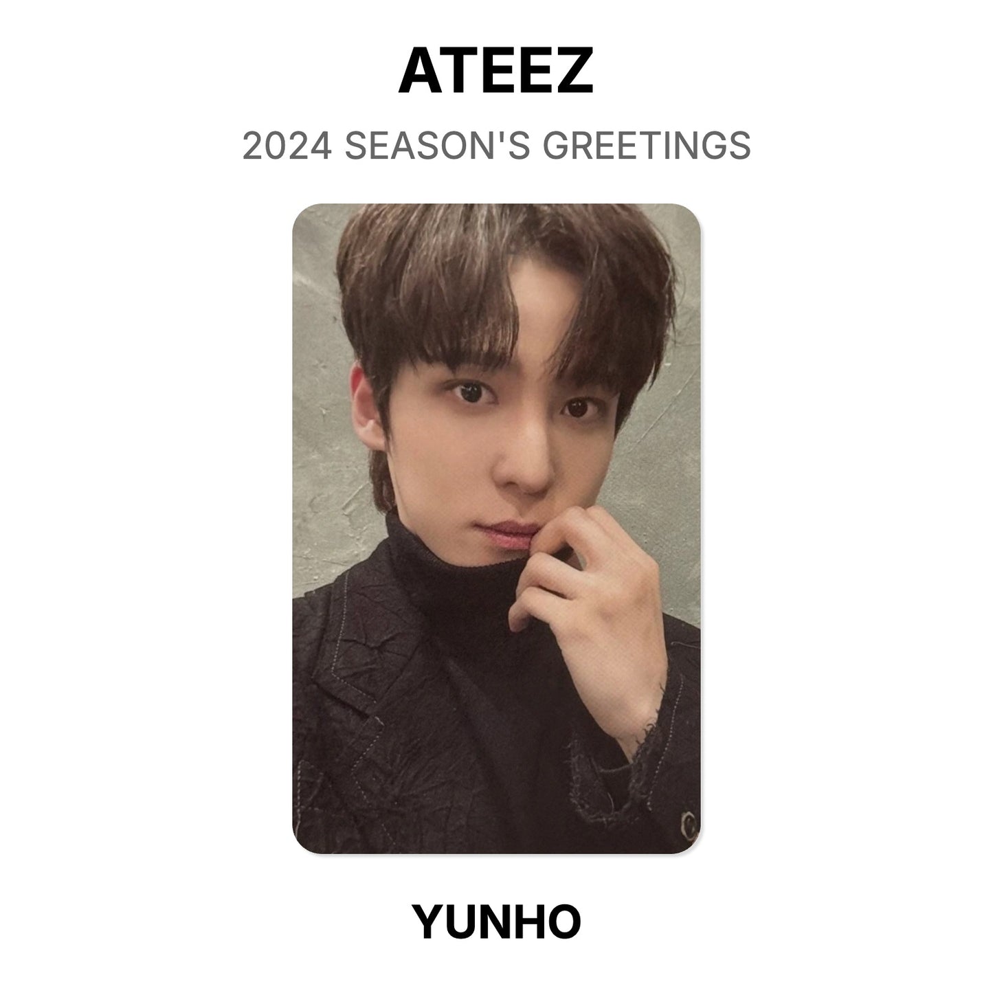 ATEEZ 2024 SEASON'S GREETINGS Official Photocard