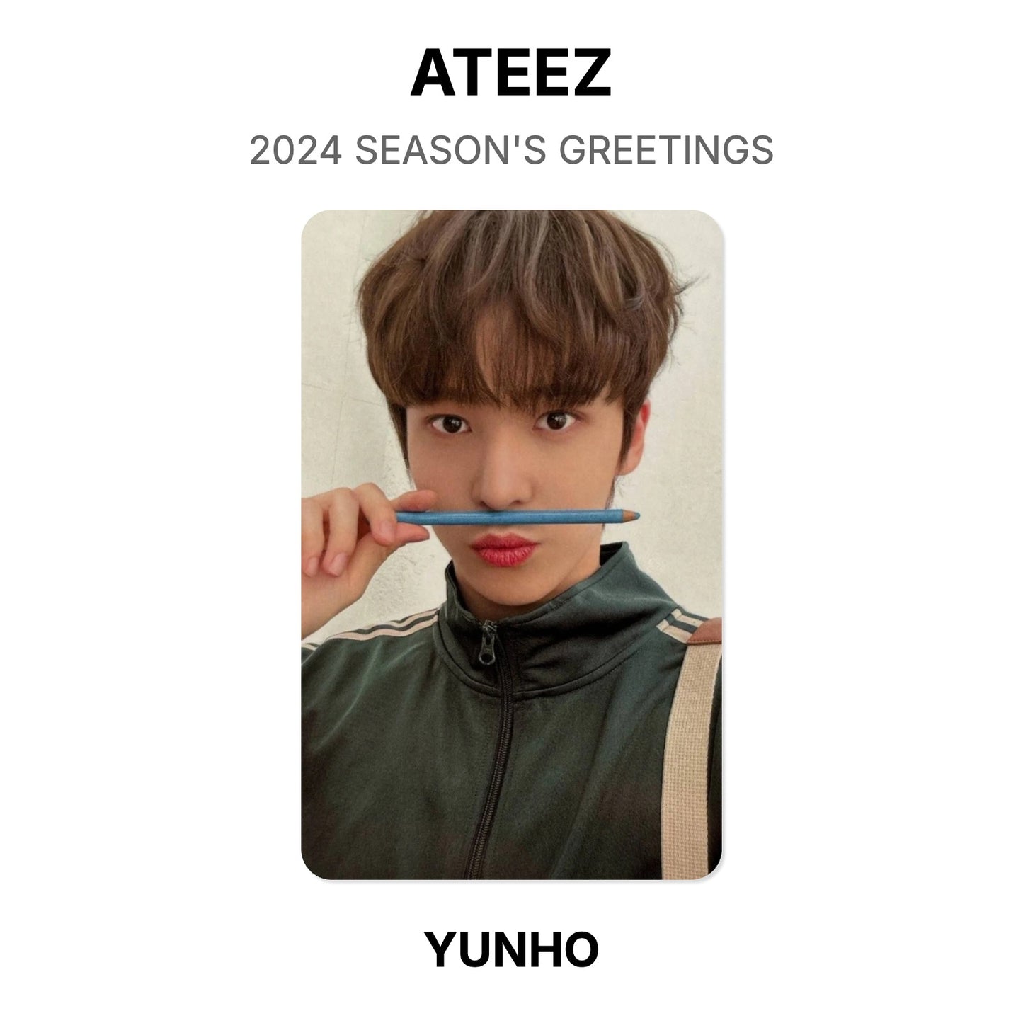 ATEEZ 2024 SEASON'S GREETINGS Official Photocard