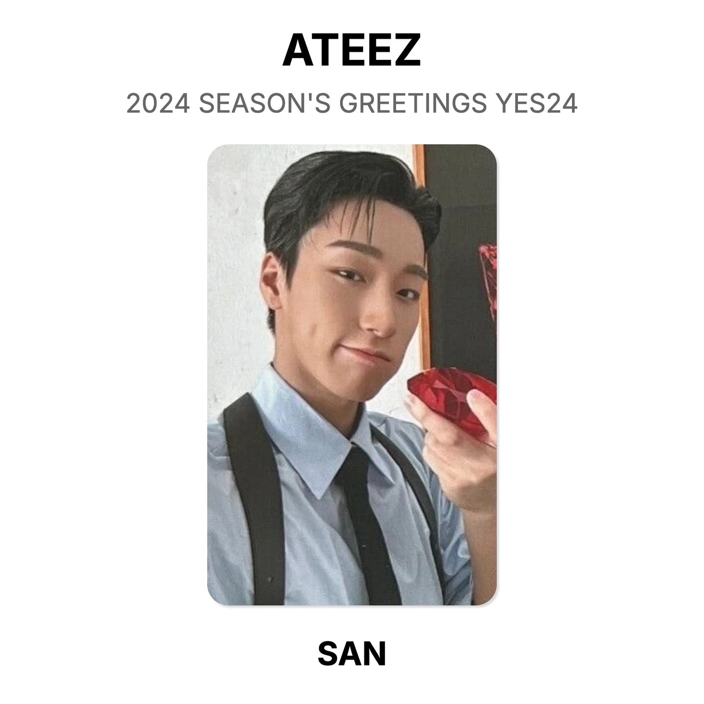 ATEEZ 2024 SEASON'S GREETINGS YES24 Official Photocard