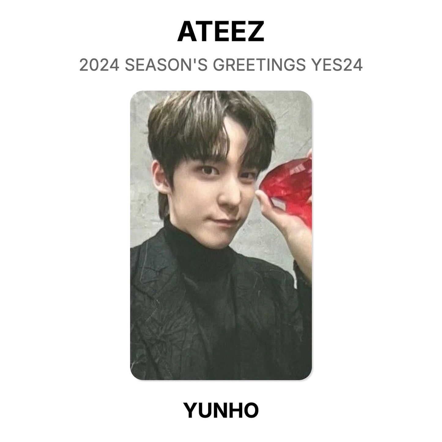 ATEEZ 2024 SEASON'S GREETINGS YES24 Official Photocard