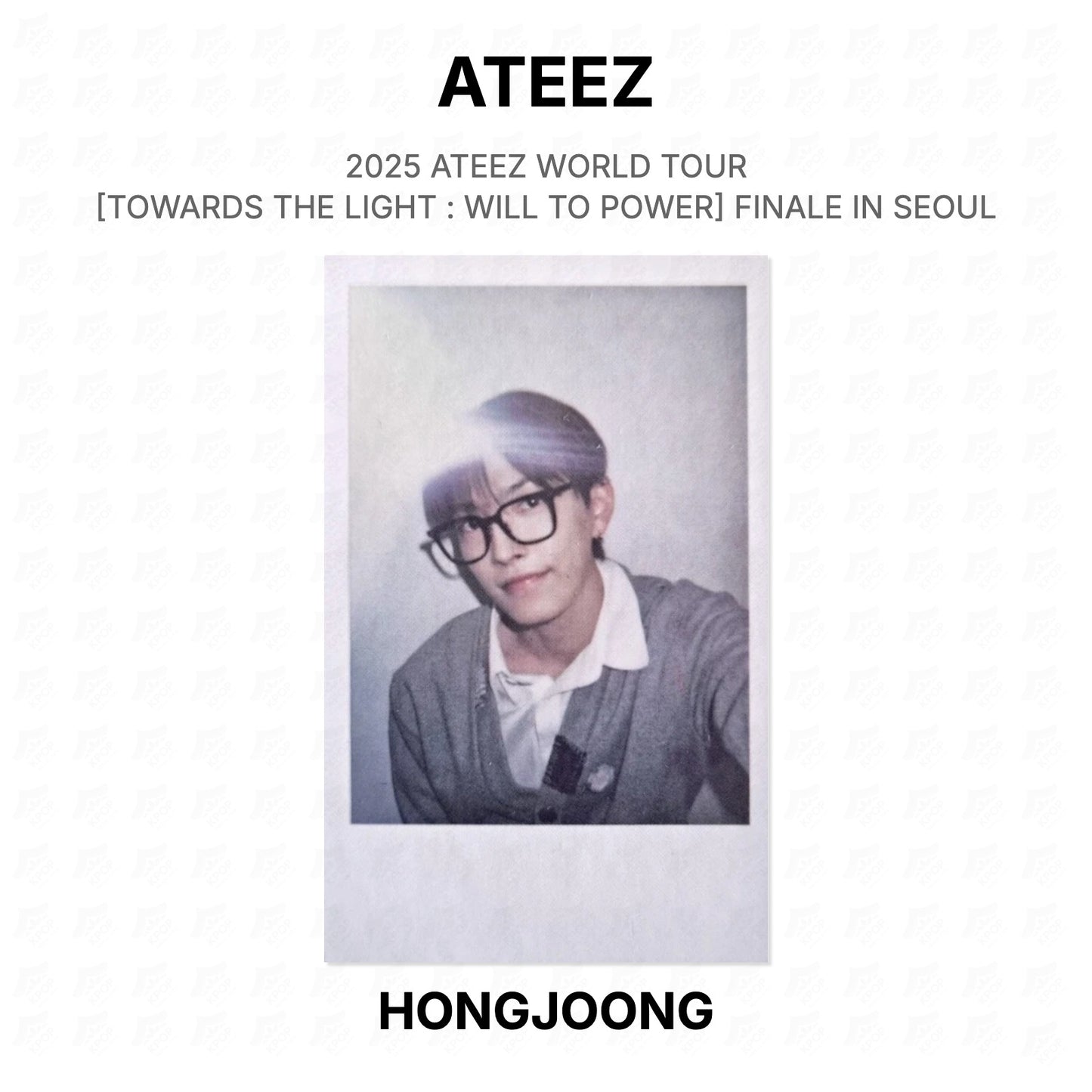 ATEEZ 2025 ATEEZ WORLD TOUR [TOWARDS THE LIGHT : WILL TO POWER] FINALE IN SEOUL [PLAYCODE] Official Photocard