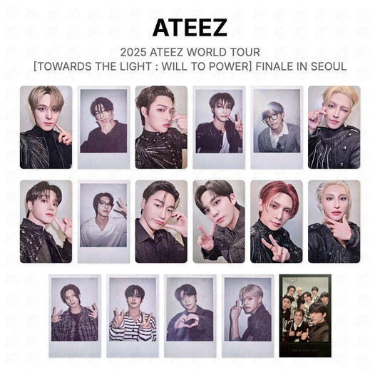 ATEEZ 2025 ATEEZ WORLD TOUR [TOWARDS THE LIGHT : WILL TO POWER] FINALE IN SEOUL [PLAYCODE] Official Photocard