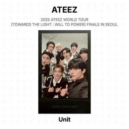 ATEEZ 2025 ATEEZ WORLD TOUR [TOWARDS THE LIGHT : WILL TO POWER] FINALE IN SEOUL [PLAYCODE] Official Photocard
