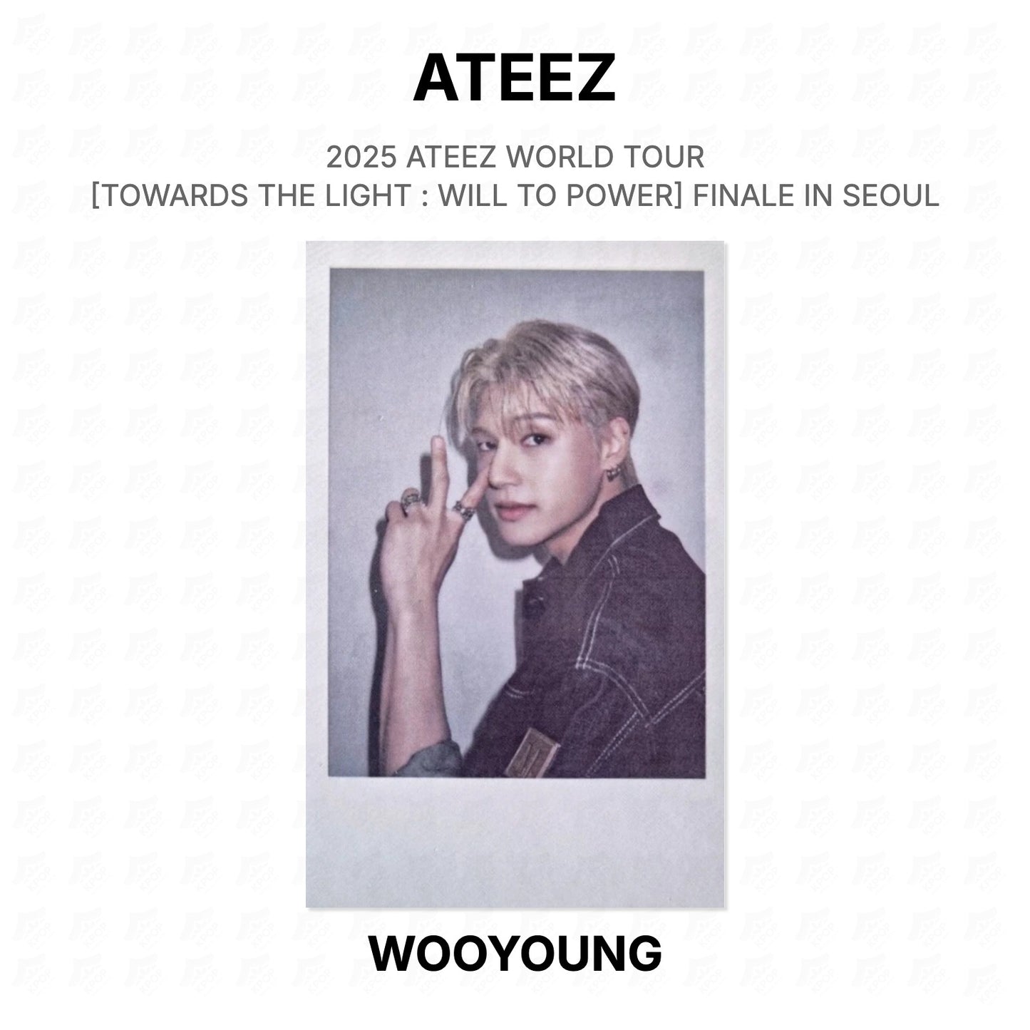 ATEEZ 2025 ATEEZ WORLD TOUR [TOWARDS THE LIGHT : WILL TO POWER] FINALE IN SEOUL [PLAYCODE] Official Photocard