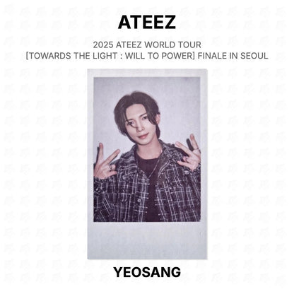 ATEEZ 2025 ATEEZ WORLD TOUR [TOWARDS THE LIGHT : WILL TO POWER] FINALE IN SEOUL [PLAYCODE] Official Photocard