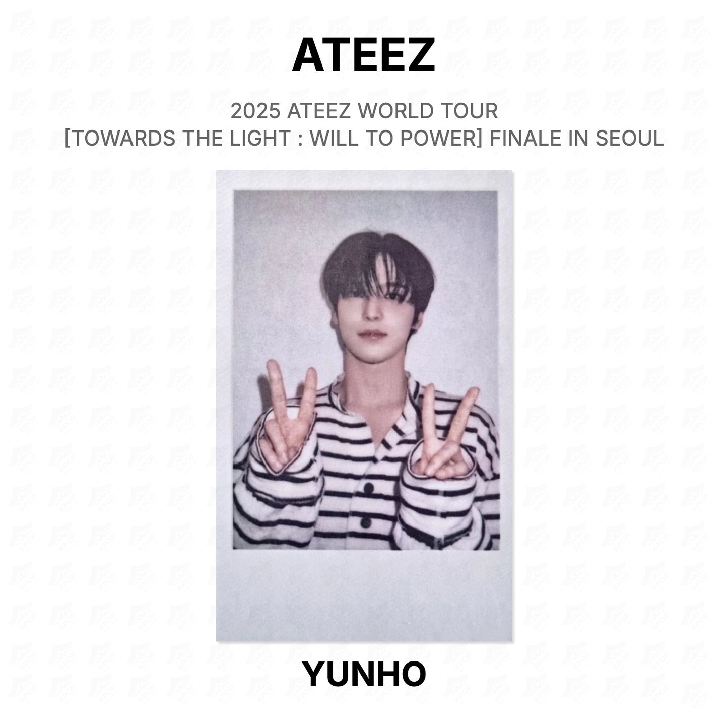 ATEEZ 2025 ATEEZ WORLD TOUR [TOWARDS THE LIGHT : WILL TO POWER] FINALE IN SEOUL [PLAYCODE] Official Photocard
