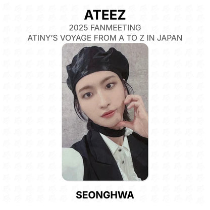 ATEEZ 2025 FANMEETING ATINY’S VOYAGE FROM A TO Z IN JAPAN Official Photocard