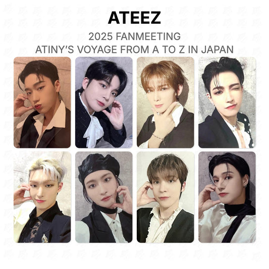 ATEEZ 2025 FANMEETING ATINY’S VOYAGE FROM A TO Z IN JAPAN Official Photocard