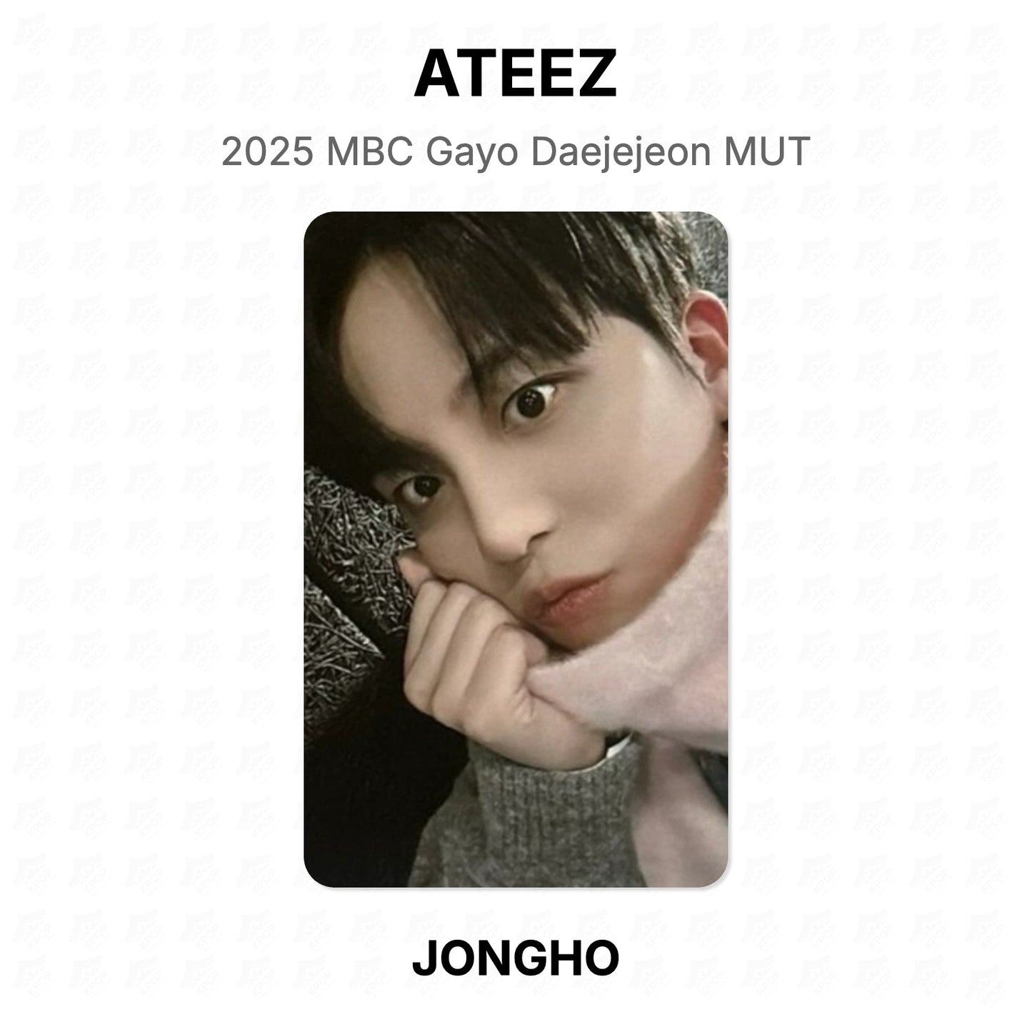 ATEEZ 2025 MBC Gayo Daejejeon MUT Official Photocard