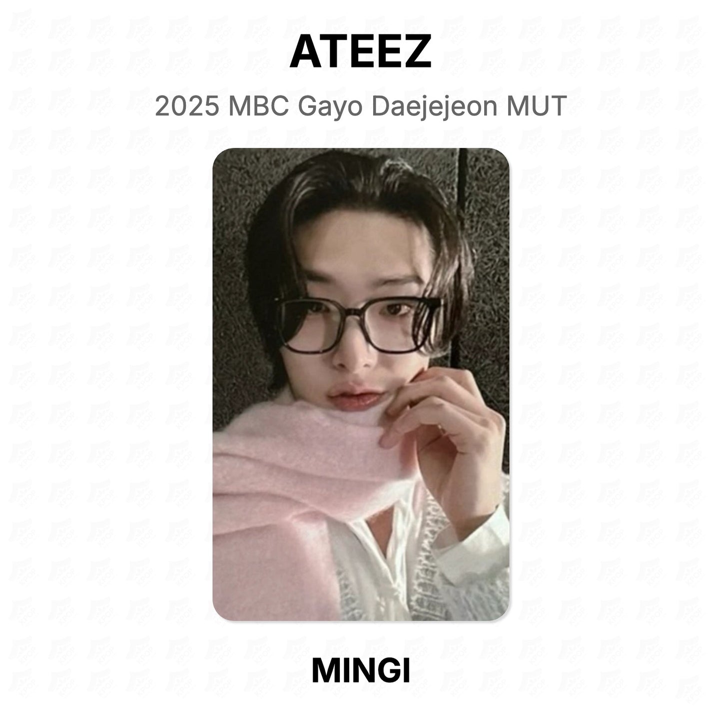 ATEEZ 2025 MBC Gayo Daejejeon MUT Official Photocard