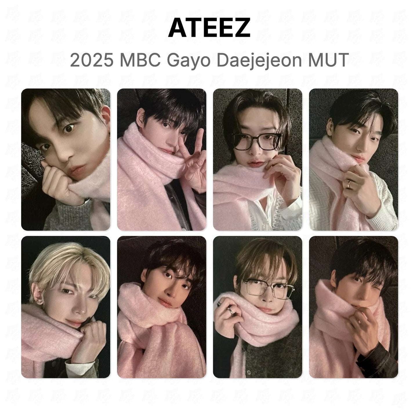 ATEEZ 2025 MBC Gayo Daejejeon MUT Official Photocard