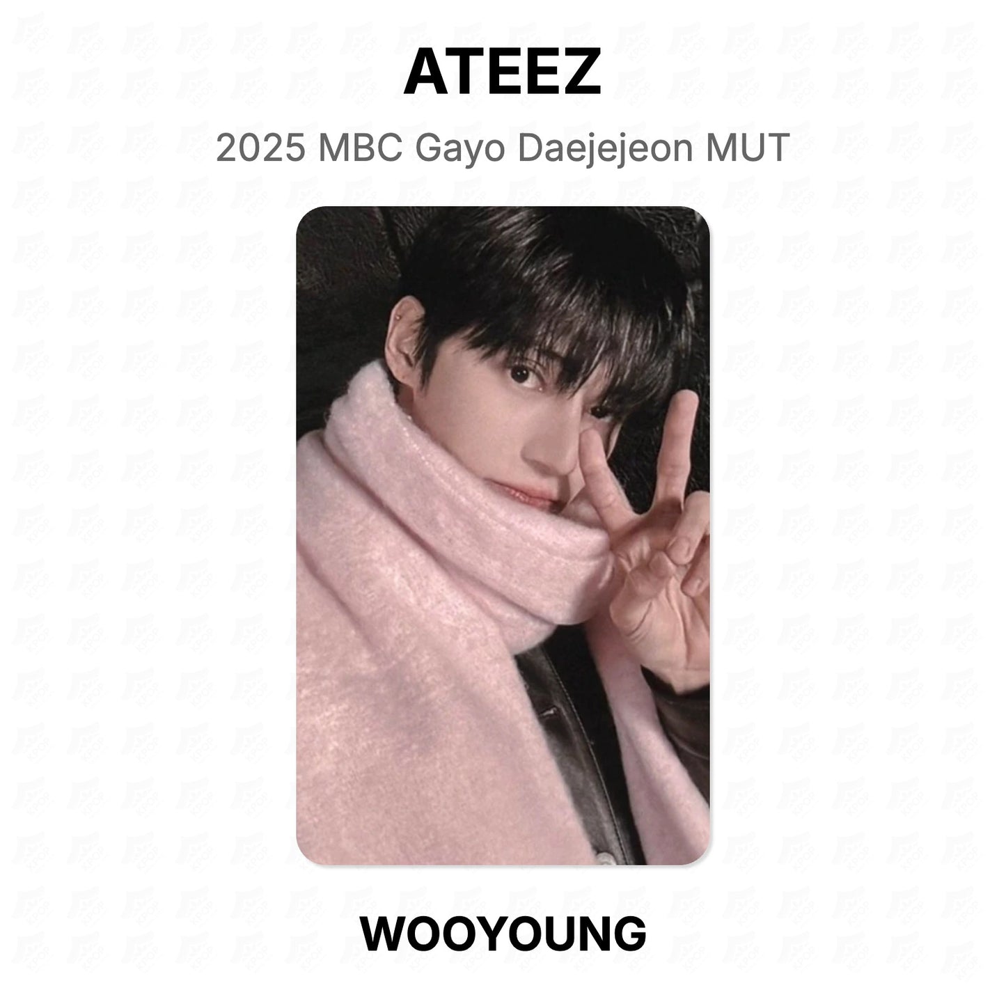 ATEEZ 2025 MBC Gayo Daejejeon MUT Official Photocard