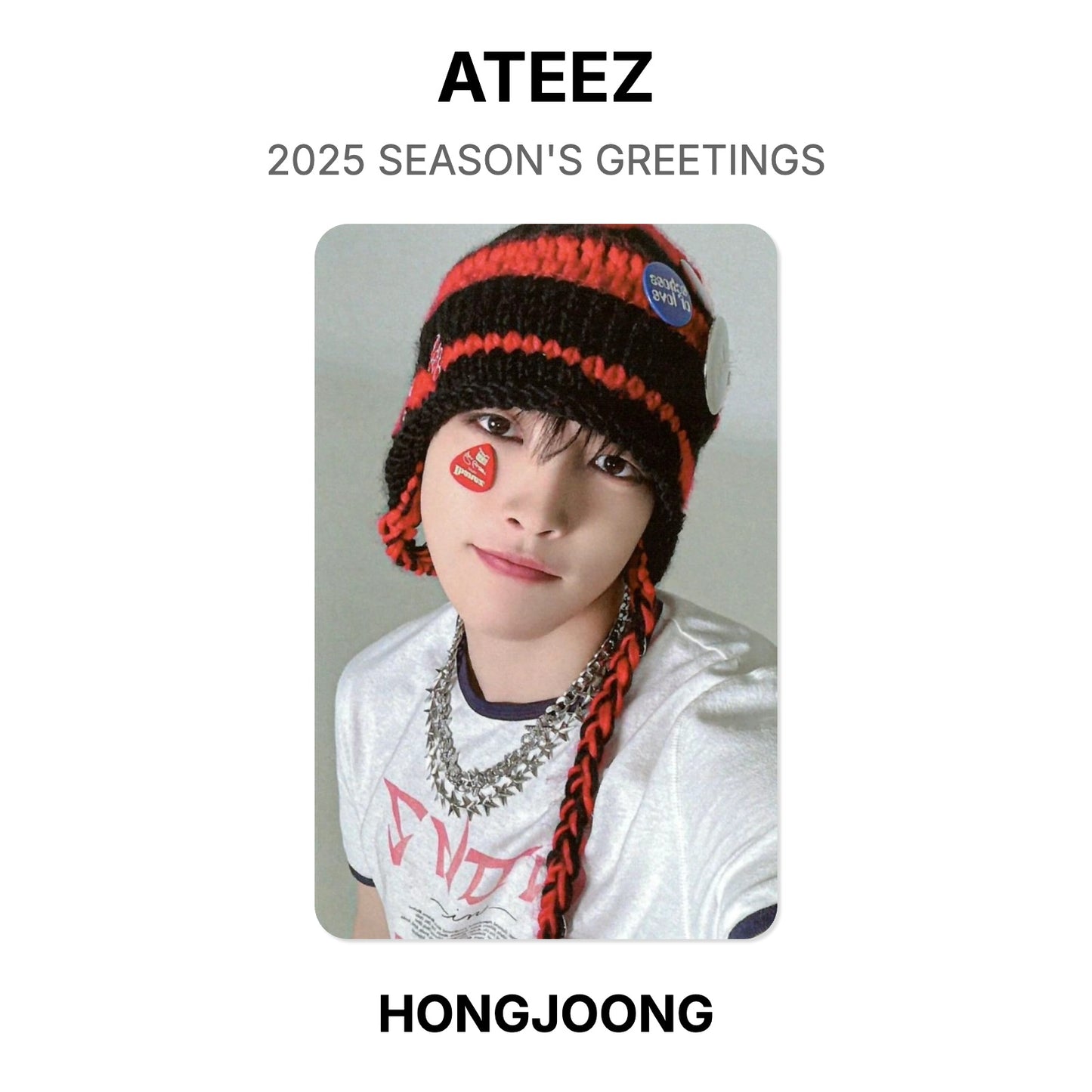 ATEEZ 2025 SEASON'S GREETINGS Official Photocard