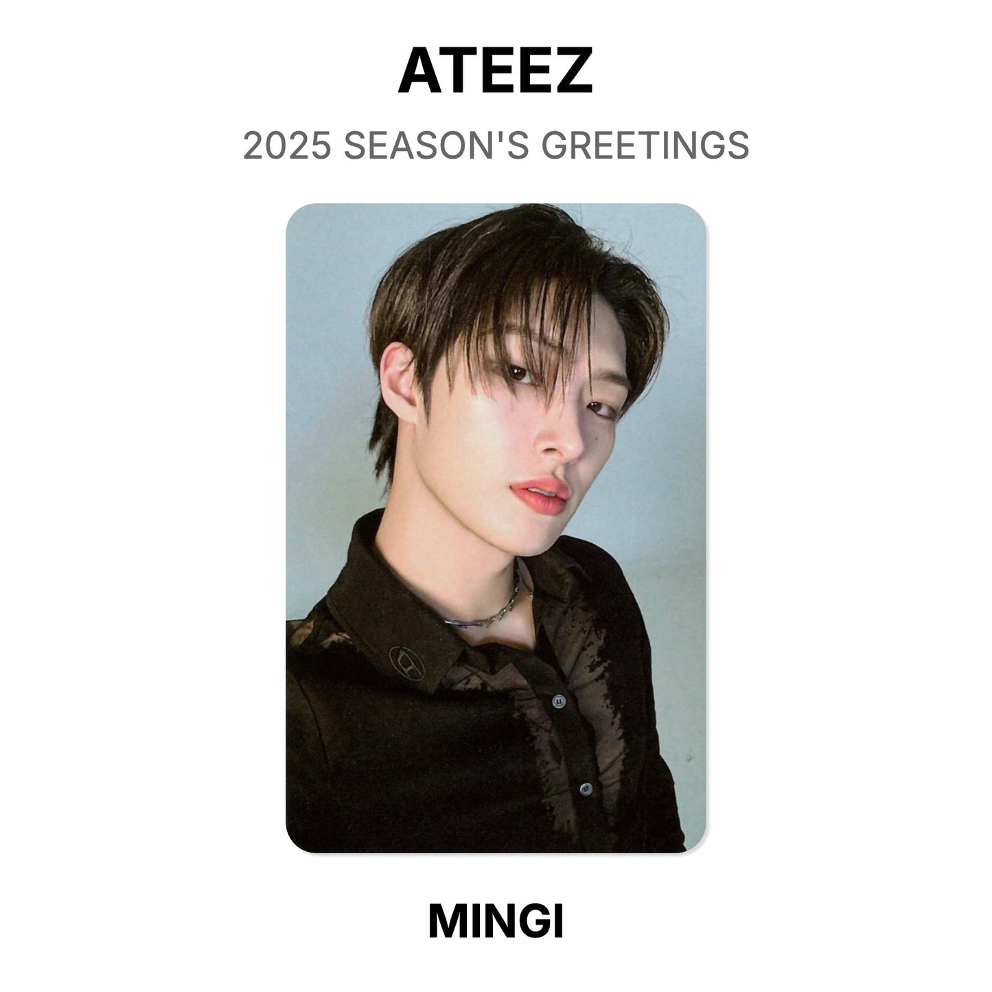 ATEEZ 2025 SEASON'S GREETINGS Official Photocard