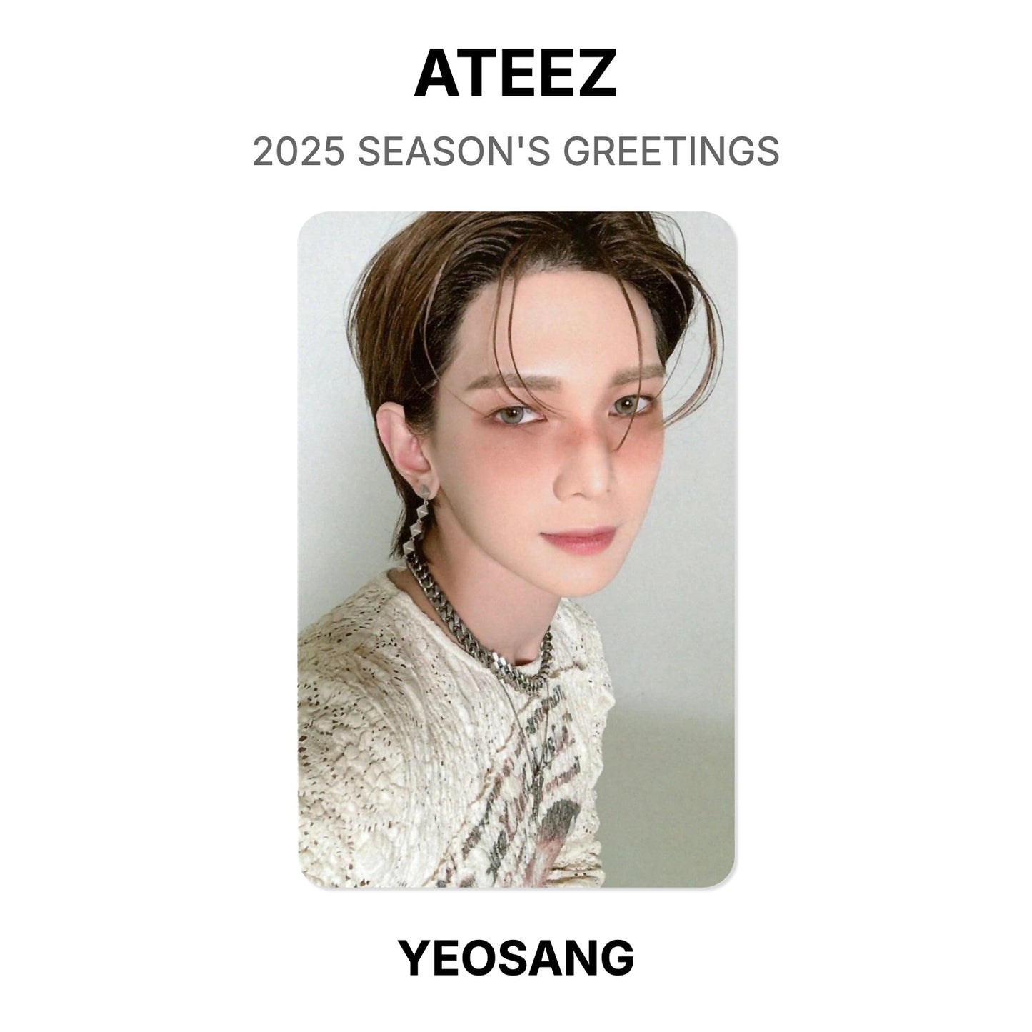 ATEEZ 2025 SEASON'S GREETINGS Official Photocard