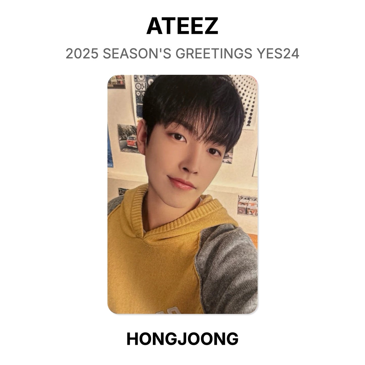 ATEEZ 2025 SEASON'S GREETINGS YES24 Official Photocard